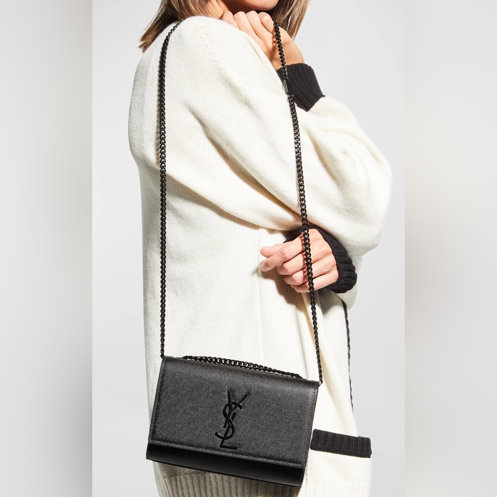 New Yves Saint Laurent black shoulder bag / 100% Original - Picture 5 of 5
